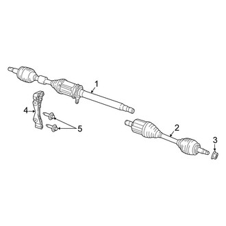 Chrysler OE - Front Suspension - Drive Axles