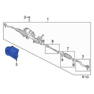 Chrysler OE - Front Rack and Pinion Heat Shield