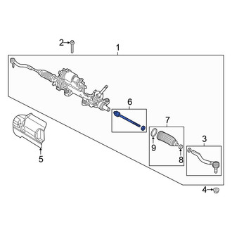 Chrysler OE - Right Outer Steering Tie Rod End