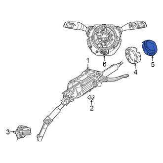 Chrysler OE - Upper Steering Column Cover