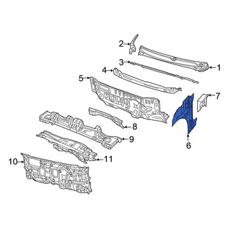 Chrysler OE - Front Left Cowl Side Panel
