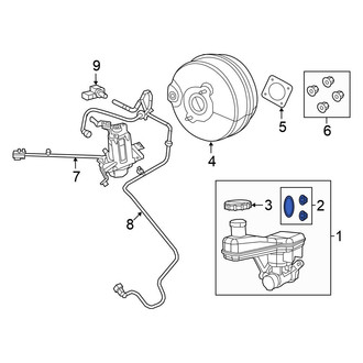 Chrysler OE - Brake Master Cylinder Nut