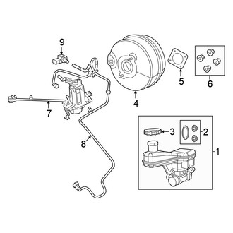 Chrysler OE - Cowl - Components on Dash Panel (Limited / LX / Touring / Touring L / Touring L Plus)