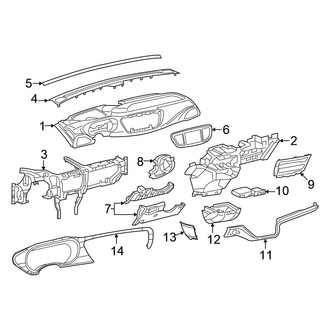 Chrysler OE - Instrument Panel Components