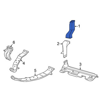 Chrysler OE - Rear Upper Instrument Panel Air Duct