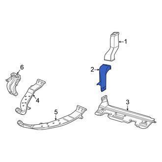Chrysler OE - Rear Center Instrument Panel Air Duct