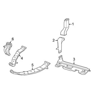 Chrysler OE - Instrument Panel - Ducts (Rear)