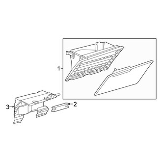 Chrysler OE - Instrument Panel - Glove Box