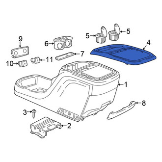 Chrysler OE - Center Console Trim Panel