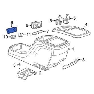 Chrysler OE - Center Console Trim Panel