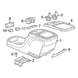 Chrysler OE - Center Console (Code CUP)