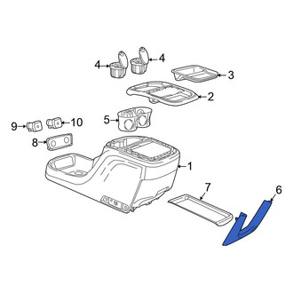 Chrysler OE - Rear Console Trim Panel