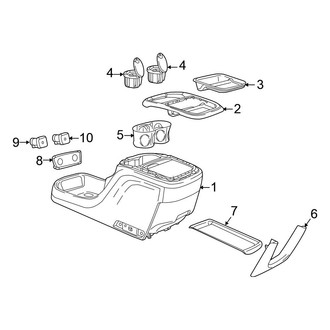 Chrysler OE - Center Console (Code CUQ)