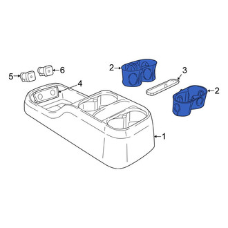 Chrysler OE - Console Cup Holder