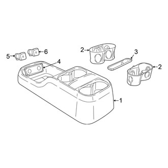 Chrysler OE - Center Console (Code CUC)