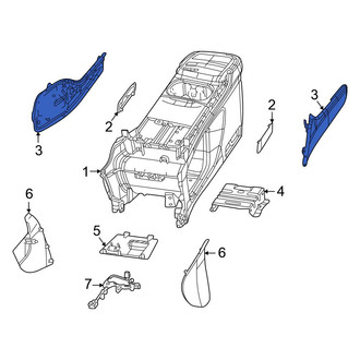 Chrysler OE - Front Right Upper Console Panel