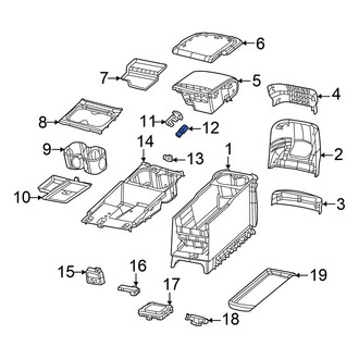 Chrysler OE - Center 12 Volt Accessory Power Outlet