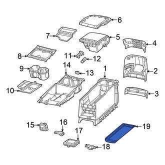 Chrysler OE - Console Tray
