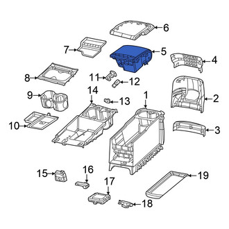 Chrysler OE - Console Compartment