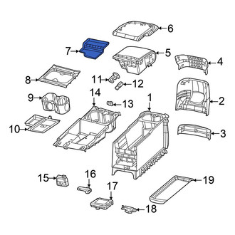 Chrysler OE - Console Mat