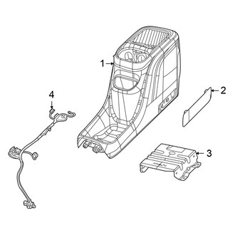 Chrysler OE - Center Console (Code CM7, Console Base)