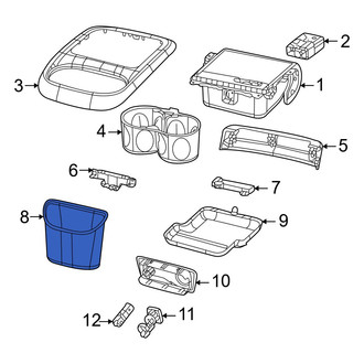 Chrysler OE - Console Tray
