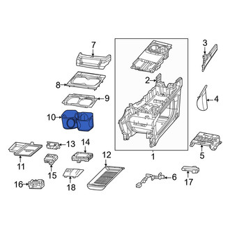 Chrysler OE - Console Cup Holder