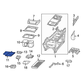 Chrysler OE - Console Compartment