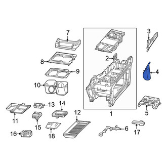 Chrysler OE - Front Left Upper Console Panel