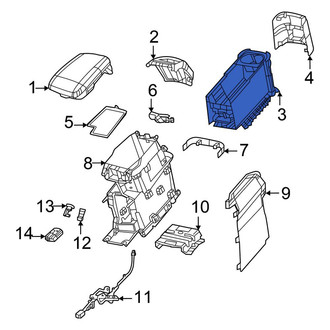 Chrysler OE - Console Compartment