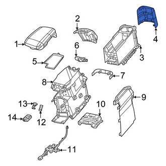 Chrysler OE - Rear Lower Console Panel