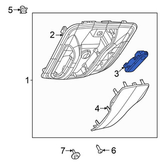 Chrysler OE - Right Reading Light
