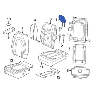 Chrysler OE - Center Headrest