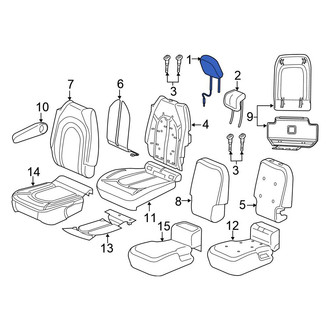 Chrysler OE - Center Headrest