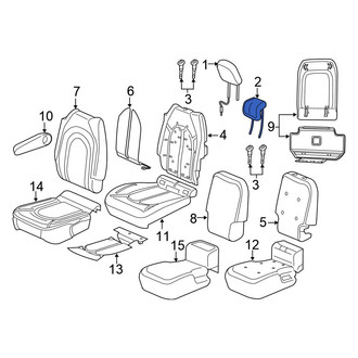 Chrysler OE - Center Headrest