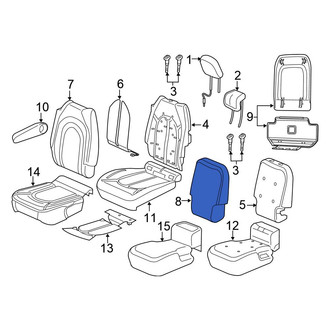 Chrysler OE - Center Seat Back Cushion Cover