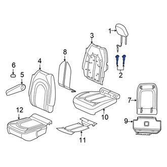 Chrysler OE - Center Headrest Guide
