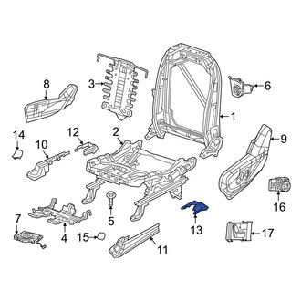 Chrysler OE - Seat Track Cover