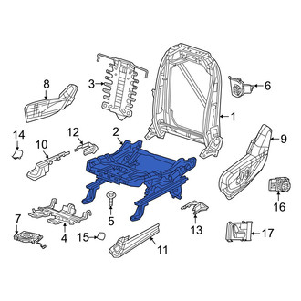 Chrysler OE - Front Right Seat Track