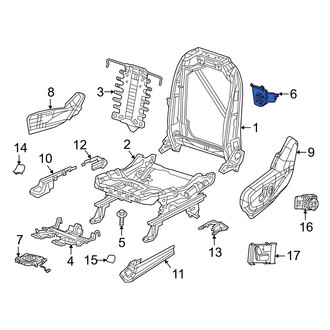 Chrysler OE - Front Left Upper Temperature Controlled Seat Blower Motor