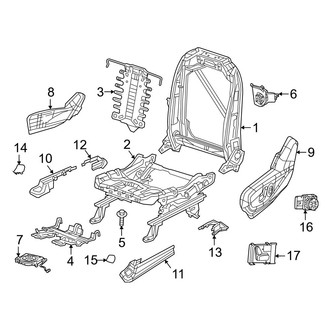Chrysler OE - Seats & Tracks - Tracks & Components (Drivers Seat, Front Seats)