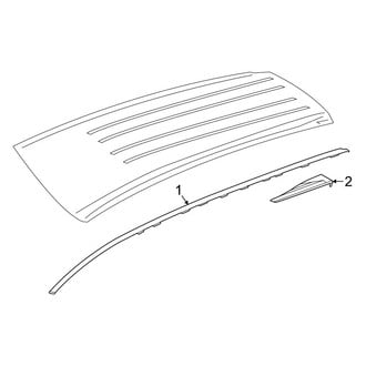 Chrysler OE - Roof - Exterior Trim (W/O Roof Rack)