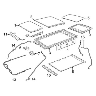 Chrysler OE - Roof - Sunroof