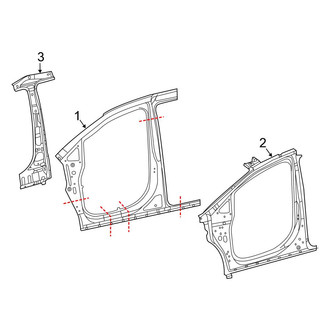 Chrysler OE - Pillars, Rocker & Floor - Aperture Panel