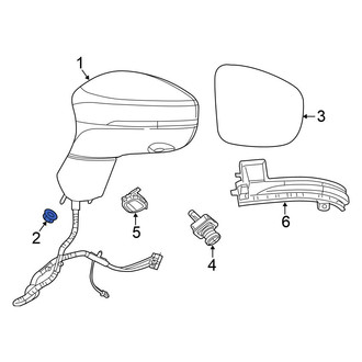 Chrysler OE - Door Mirror Nut
