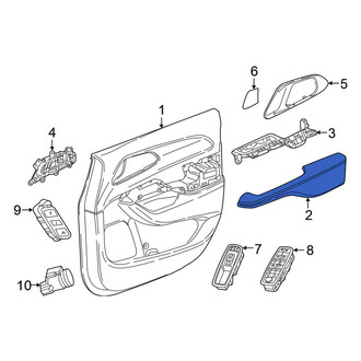 Chrysler OE - Front Left Door Armrest