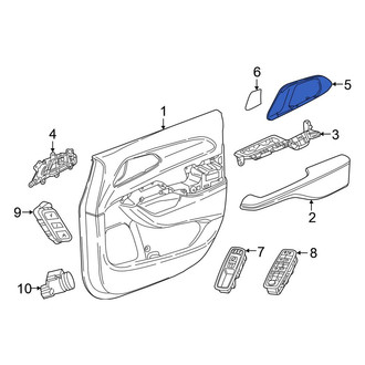 Chrysler OE - Front Left Interior Door Handle Trim