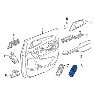 Chrysler OE - Front Left Door Window Switch