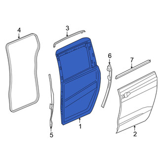 Chrysler OE - Left Door Shell