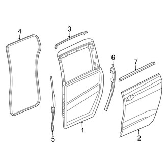 Chrysler OE - Side Loading Door - Door & Components